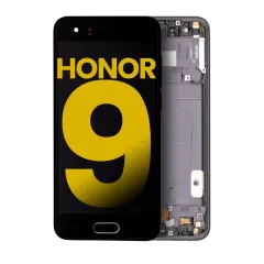LCD Assembly With Frame For Huawei Honor 9 (Refurbished) (Midnight Black)