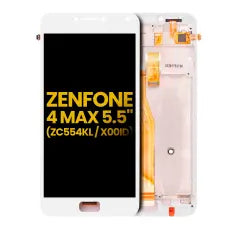 LCD Assembly With Frame For Asus ZenFone 4 Max Pro / ZenFone 4 Max Plus (ZC554KL / 2017) (Refurbished) (White)