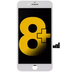 LCD Assembly With Steel Plate For iPhone 8 Plus (Refurbished) (White)