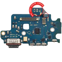 Charging Port Board With Sim Card Reader For Samsung Galaxy S24 5G (S9210) (Dual Card Version) (Premium)
