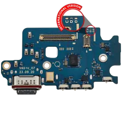 Charging Port Board With Sim Card Reader For Samsung Galaxy S24 5G (S921D) (International Version) (Premium)