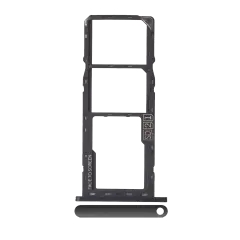 Dual Sim Card Tray For Motorola Moto G7 Play (XT1952 / 2019) (Black)