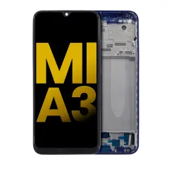 OLED Assembly With Frame For Xiaomi Mi A3 (Refurbished) (Blue)
