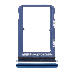 Dual Sim Card Tray For Xiaomi Mi 8 (Blue)