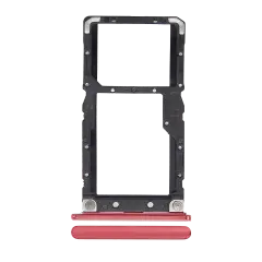 Dual Sim Card Tray For Xiaomi Mi 8 Lite (Red)