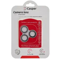 Casper Camera Lens Protector For iPhone 13 Pro / 13 Pro Max (Gray) (Clear)