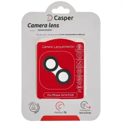 Casper Camera Lens Protector For iPhone 14 / 14 Plus (Black) (Clear)