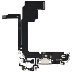 Charging Port Flex Cable For iPhone 15 Pro Max (Aftermarket Plus) (Natural Titanium)