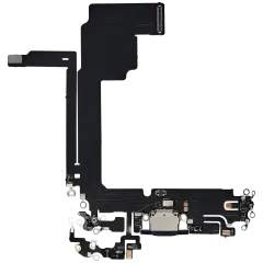 Charging Port Flex Cable For iPhone 15 Pro Max (Aftermarket Plus) (Blue Titanium)