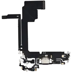Charging Port Flex Cable For iPhone 15 Pro Max (Aftermarket Plus) (Black Titanium)