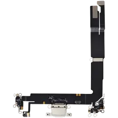 Charging Port Flex Cable For iPhone 16 Plus (Premium) (White)