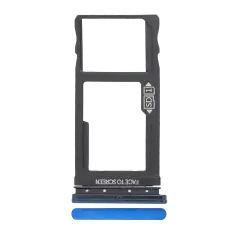 Single Sim Card Tray For Motorola One Vision (XT1970 / 2019) (Sapphire Blue)
