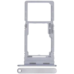 Dual Sim Card Tray For Samsung Galaxy A16 5G (A166 / 2024) (Premium) (Light Gray)