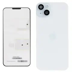 Back Glass w/ MagSafe Magnet & NFC & Flashlight Flex For IPhone 15 Plus (Genuine OEM) (Blue)