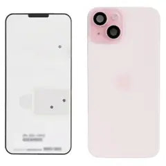 Back Glass w/ MagSafe Magnet & NFC & Flashlight Flex For IPhone 15 (Genuine OEM) (Pink)