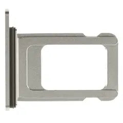 Single SIM Card Tray For iPhone 12 Pro / 12 Pro Max (Genuine OEM) (Silver)