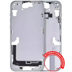 Mid-Frame Housing  W/ Small Parts For iPhone 15 Plus (EU / Global Version) (Aftermarket Plus) (Blue)