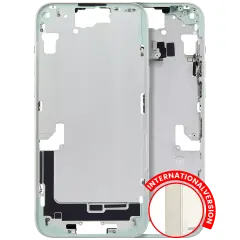 Mid-Frame Housing  W/ Small Parts For iPhone 15 Plus (EU / Global Version) (Aftermarket Plus) (Green)