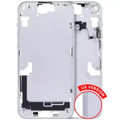 Mid-Frame Housing  W/ Small Parts For iPhone 15 Plus (US Version) (Aftermarket Plus) (Blue)