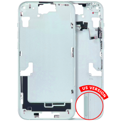 Mid-Frame Housing  W/ Small Parts For iPhone 15 Plus (US Version) (Aftermarket Plus) (Green)
