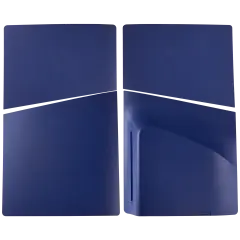 Faceplate Cover (Top & Bottom) For Sony PlayStation 5 Slim Disc Edition (Deep Purple Blue)