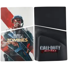 Faceplate Cover (Top & Bottom) For Sony PlayStation 5 Slim Disc Edition (Call of Duty: Black OPS Cold War Zombies)