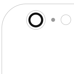Back Camera Lens (Glass Only) With Adhesive For iPhone 6 Plus / 6S Plus (All Colors) (10 Pack) (Real Sapphire l Premium)