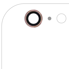 Back Camera Lens For iPhone 6 Plus / 6S Plus (Rose Gold) (10 Pack) (Real Sapphire l Premium)
