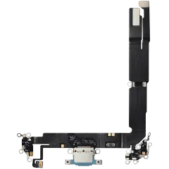Charging Port Flex Cable For iPhone 16 Plus (Premium) (Teal)