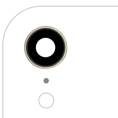 Back Camera Lens With Bracket & Bezel For iPhone XR (Yellow) (10 Pack) (Real Sapphire l Premium)