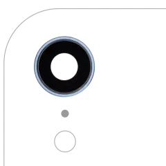 Back Camera Lens With Bracket & Bezel For iPhone XR (Blue) (10 Pack) (Real Sapphire l Premium)