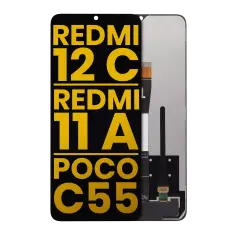 LCD Assembly Without Frame For Xiaomi Redmi 12C / Redmi 11A / Poco C55 (Refurbished) (All Colors)