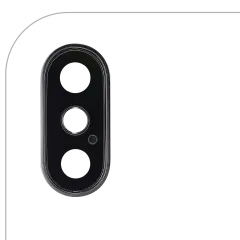 Back Camera Lens With Bracket & Bezel For iPhone XS / XS Max (Silver)