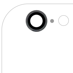 Back Camera Lens For iPhone 6  / 6S (Space Gray) (10 Pack) (Real Sapphire l Premium)
