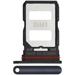 Sim Card Tray For Xiaomi 12T Pro (Black)