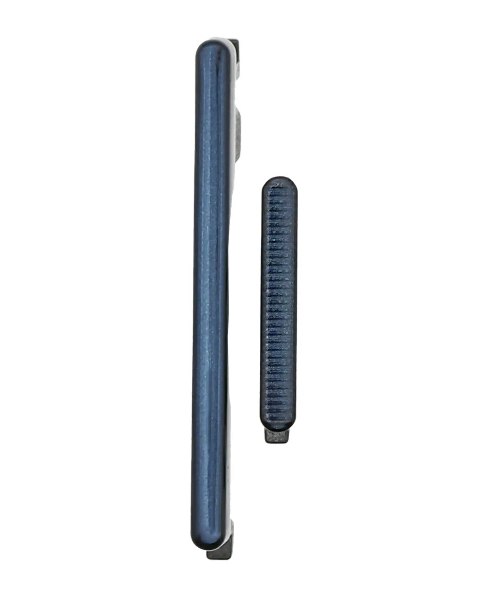 Hard Buttons (Power / Volume) Compatible For Motorola One Action (XT2013 / 2019) (Blue)