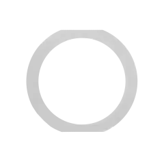 Home Button Gasket For iPad Mini 3 / Air 2 / Pro 9.7" (White) (10 Pack)