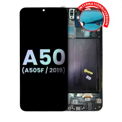 OLED Assembly With Frame For Samsung Galaxy A50 (A505F / 2019) (International Version) (Service Pack) (All Colors)