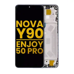 LCD Assembly With Frame For Huawei Nova Y90 / Enjoy 50 Pro (Refurbished) (Crystal Blue)