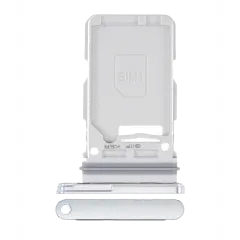 Single Sim Card Tray For Samsung Galaxy S21 Plus (Phantom Silver)