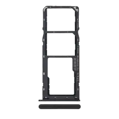 Dual Sim Card Tray For Samsung Galaxy A10s (A107 / 2019) / A20s (A207 / 2019) (Black)
