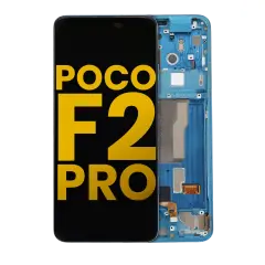 OLED Assembly With Frame For Xiaomi Poco F2 Pro / Redmi K30 Pro (Refurbished) (Neon Blue)