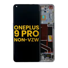 OLED Assembly With Frame For OnePlus 9 Pro (Non-Verizon 5G UW Frame) (Refurbished) (Morning Mist)