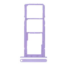 Dual Sim Card Tray For Samsung Galaxy A01 (A015 / 2020) (Purple)