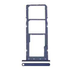 Dual Sim Card Tray For Samsung Galaxy A03S (A037F / 2021) (Blue)