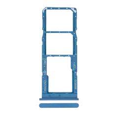 Dual Sim Card Tray For Samsung Galaxy A12 (A125 / 2020) (Blue)