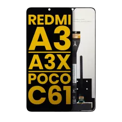 LCD Assembly Without Frame For Xiaomi Redmi A3 / A3x  / Poco C61 (Refurbished) (All Colors)