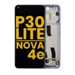 LCD Assembly With Frame For Huawei P30 Lite / Nova 4e (Refurbished) (4GB RAM) (Peacock Blue)