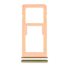 Dual Sim Card Tray For Samsung Galaxy A60 (A606 / 2019) (Cocktail Orange)