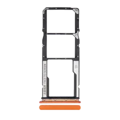 Dual Sim Card Tray For Xiaomi Redmi 9C / 9A (Orange)
